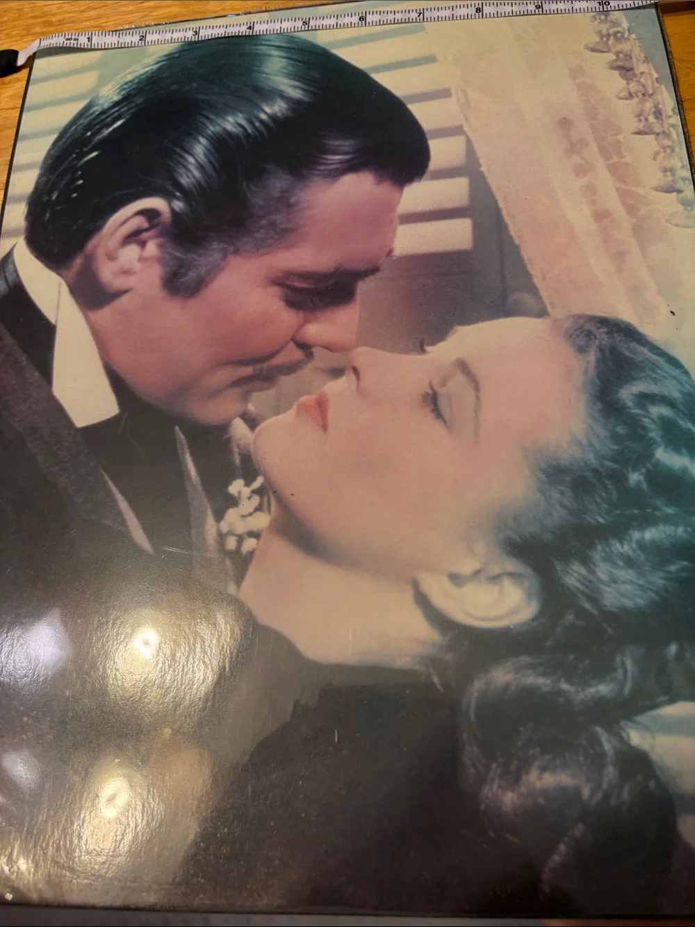 Gone with the wind with Clark Gable and Vivian Leigh Wall Art Print